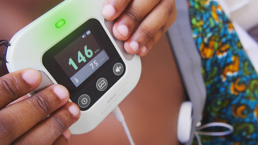 portable fetal heart rate monitor